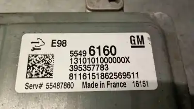 Second-hand car spare part ecu engine control for opel corsa e (x15) 1.3 cdti (08, 68) oem iam references 55496160  55496160