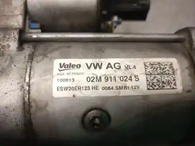 Автозапчастина б/у двигун запускається для audi a3 (8v1, 8vk) 2.0 tdi посилання на oem iam 02m911024s esw20er123 valeo 02m911024s