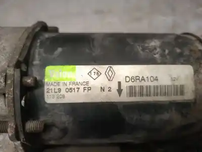 Second-hand car spare part starter motor for renault megane scenic (ja0/1_) 1.9 d (ja0j) oem iam references 7701499601 d6ra104 valeo 7701499601