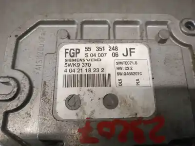 Автозапчасти б/у блок управления двигателем за opel astra h (a04) 1.8 (l48) ссылки oem iam 55351248 5wk9370 siemens 55351248