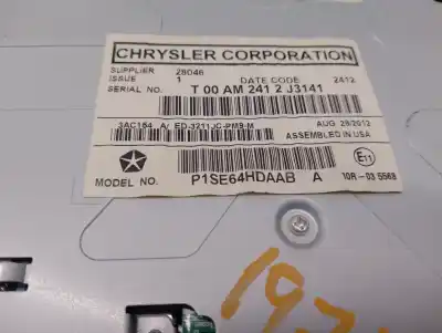 Pezzo di ricambio per auto di seconda mano sistema dvd per fiat freemont (345_) 2.0 jtd riferimenti oem iam 1se64hdaab  1su43hdaab