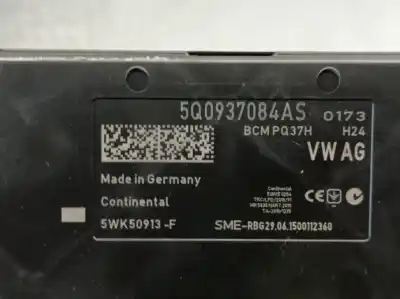Peça sobressalente para automóvel em segunda mão módulo eletrônico por audi a3 limousine (8vs, 8vm) 1.6 tdi referências oem iam 5q0937084as  