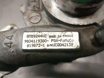 Pezzo di ricambio per auto di seconda mano turbocompressore per peugeot 3008 suv (mc_, mr_, mj_, m4_) 1.6 bluehdi 120 riferimenti oem iam 9804119380 8198721 honeywell 9804119380