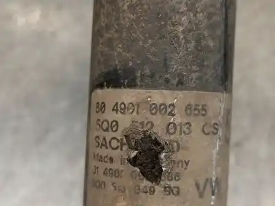 Автозапчастина б/у амортизатор задній лівий для audi a3 limousine (8vs, 8vm) 1.6 tdi посилання на oem iam 5q0512013cs 804901002655 sachs 5q0513049bg