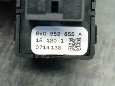 Peça sobressalente para automóvel em segunda mão botão / interruptor elevador vidro traseiro esquerdo por audi a3 limousine (8vs, 8vm) 1.6 tdi referências oem iam 8v0959855a 071413s 8v0959855a