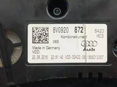 Peça sobressalente para automóvel em segunda mão quadrante por audi a3 limousine (8vs, 8vm) 1.6 tdi referências oem iam 8v0920872 02422061555012057 vdo 8v0920872