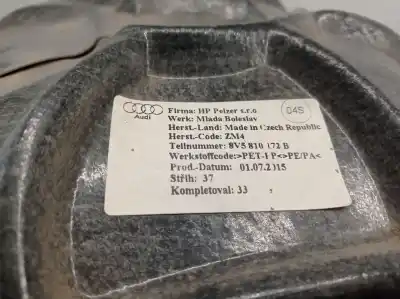 Автозапчасти б/у арка заднего правого колеса за audi a3 limousine (8vs, 8vm) 1.6 tdi ссылки oem iam 8v5810172b  8v5810172b