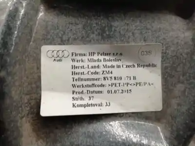 Автозапчасти б/у задняя левая колесная арка за audi a3 limousine (8vs, 8vm) 1.6 tdi ссылки oem iam 8v5810171b  