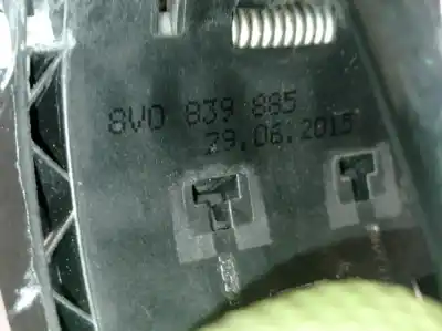 Автозапчасти б/у наружная рукоятка передняя справа за audi a3 limousine (8vs, 8vm) 1.6 tdi ссылки oem iam 8v0839885  8v0837206a