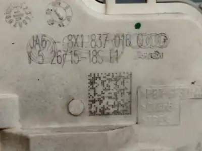 Автозапчастина б/у замок передній праві двері для audi a3 limousine (8vs, 8vm) 1.6 tdi посилання на oem iam 8x1837016c  8x1837016c