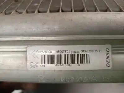 Автозапчастина б/у конденсат/радіатор кондиционера для citroen c3 ii (sc_) 1.4 vti 95 посилання на oem iam 9674813580 5h2680000 denso 