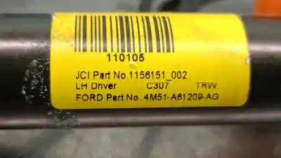 Автозапчасти б/у натяжитель левой подушки безопасности за ford focus berlina (cap) 2.0 tdci cat ссылки oem iam 4m51a61209ag  1717037