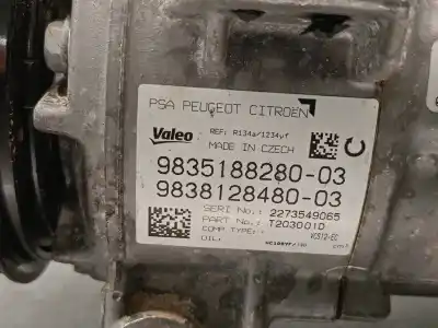 Автозапчасти б/у компрессор кондиционера воздуха за citroen c5 aircross (a_) 1.2 puretech 130 (arhnsj) ссылки oem iam 9835188280  1673385380