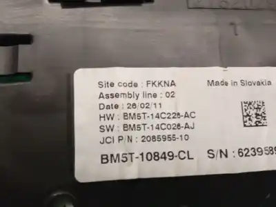 Second-hand car spare part dashboard for ford focus iii 1.6 tdci oem iam references bm5t10849cl  1909783