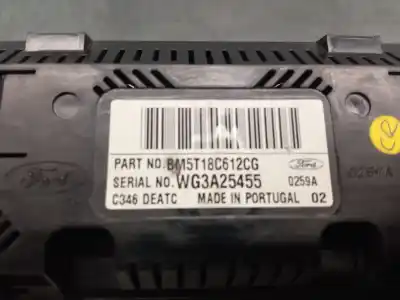 Peça sobressalente para automóvel em segunda mão comando de sofagem (chauffage / ar condicionado) por ford focus iii 1.6 tdci referências oem iam bm5t18c612cg  1866942