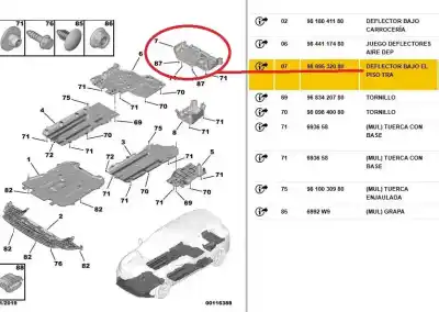 Автозапчасти б/у защитная крышка за citroen c5 aircross (a_) 1.2 puretech 130 (arhnsj) ссылки oem iam 9809532080  9809532080 Автозапчасти б/у защитная крышка за citroen c5 aircross (a_) 1.2 puretech 130 (arhnsj) ссылки oem iam 9809532080  9809532080