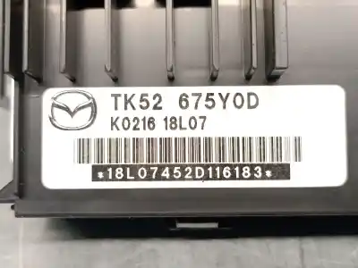 Автозапчастина б/у електронний модуль для mazda cx-5 (kf) 2.0 посилання на oem iam tk52675y0d  