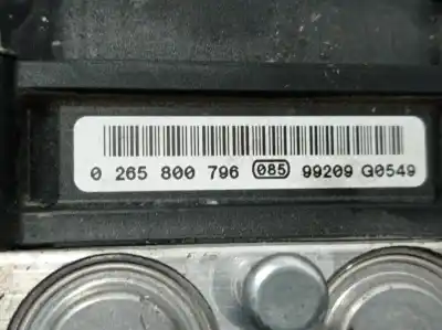 Pezzo di ricambio per auto di seconda mano abs per opel corsa d (s07) 1.2 (l08, l68) riferimenti oem iam 13282282 0265232288 93195839