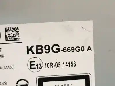 Автозапчастина б/у аудіо система / радіо cd для mazda cx-5 (kf) 2.0 посилання на oem iam kb9g669g0a  kb9g669g0a