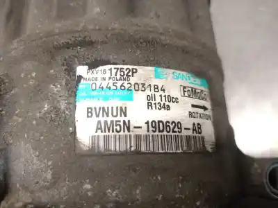 Peça sobressalente para automóvel em segunda mão compressor de ar condicionado a/a a/c por ford focus iii 1.6 tdci referências oem iam am5n19d629ab pxv16 sanden/fomoco am5n19d629ab
