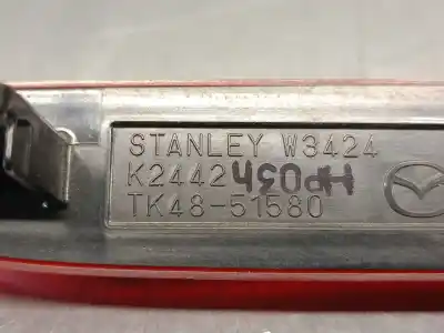 Pezzo di ricambio per auto di seconda mano luce freno centrale per mazda cx-5 (kf) 2.0 riferimenti oem iam tk4851580  k12351580