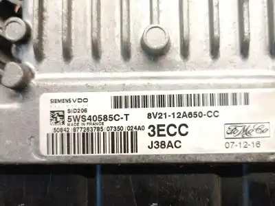 Автозапчастина б/у ебу контролер двигуна для mazda 2 (de_, dh_) 1.4 mzr-cd посилання на oem iam 8v2112a650cc 5ws40585ct siemens vdo 