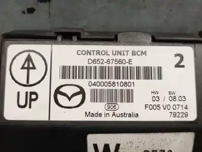 Second-hand car spare part electronic module for mazda 2 (de_, dh_) 1.4 mzr-cd oem iam references d65267560e  d65267560e