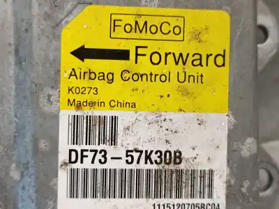 Second-hand car spare part airbag control unit for mazda 2 (de_, dh_) 1.4 mzr-cd oem iam references df7357k30b  