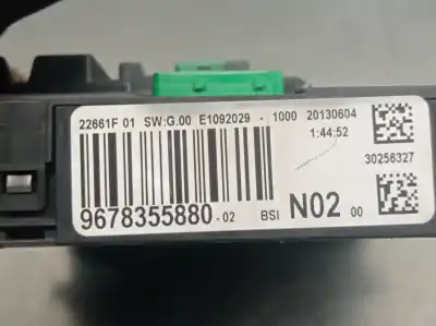 Second-hand car spare part fuse box unit for citroen c-elysée (11.2012->) 1.6 exclusive [1.6 ltr. - 68 kw hdi fap] oem iam references 9678355880 20130604 