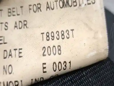 Автозапчастина б/у передній правий ремін безпеки для mazda 2 (de_, dh_) 1.4 mzr-cd посилання на oem iam df7157730a01 t89383t df7157730a01
