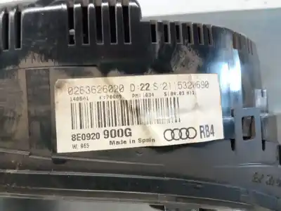 Peça sobressalente para automóvel em segunda mão quadrante por audi a4 berlina (8e) 1.9 tdi (96kw) referências oem iam 8e0920900g  8e0920900g