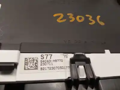 Peça sobressalente para automóvel em segunda mão quadrante por kia stonic (yb) 1.2 cvvt referências oem iam 94043h8770  94043h8770