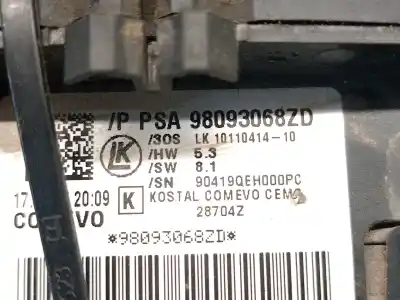 Автозапчасти б/у управление светом за citroen jumpy combi 1.6 blue-hdi fap ссылки oem iam 98093068zd 10110414 lk 98093068zd