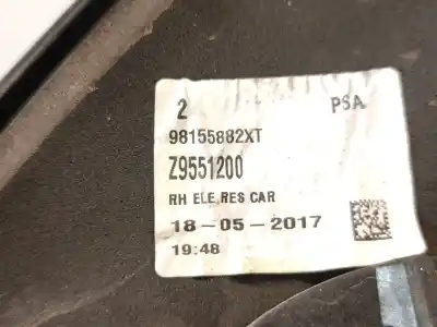 Автозапчасти б/у задний вид справа за citroen jumpy combi 1.6 blue-hdi fap ссылки oem iam 98155882xt  98155882xt