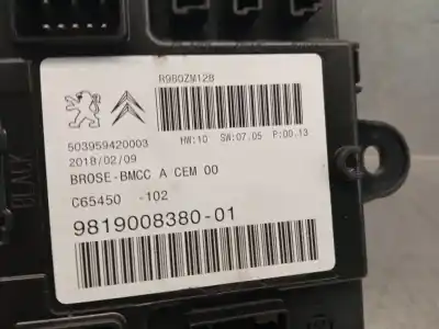 Pezzo di ricambio per auto di seconda mano modulo elettronico per citroen c4 picasso ii 1.2 thp 130 riferimenti oem iam 9819008380  503959420003