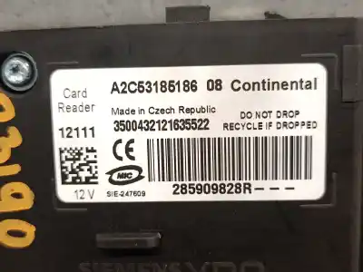 Peça sobressalente para automóvel em segunda mão comutador de ignição por renault scénic iii (jz0/1_) 1.5 dci referências oem iam 285909828r  285909828r