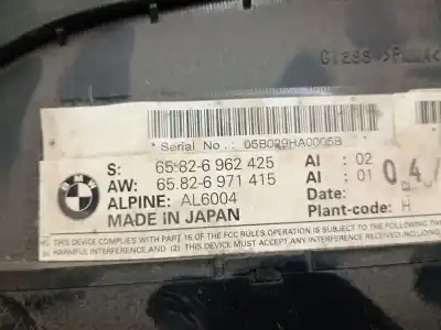 Second-hand car spare part multifunction display for bmw serie 5 touring (e61) 2.5 cat oem iam references 65826962425  65829193758