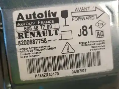 Автозапчасти б/у блок управления подушками безопасности за renault espace iv (jk0/1_) 2.0 dci (jk02, jk03) ссылки oem iam 605487700 605487700 autoliv 