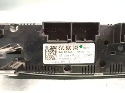 Автозапчасти б/у климат-контроль за audi a3 (8v1, 8vk) 2.0 tdi ссылки oem iam 8v0820043  8v0820043