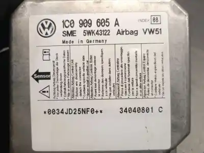 Автозапчасти б/у блок управления подушками безопасности за seat leon (1m1) 1.9 tdi ссылки oem iam 1c0909605a  