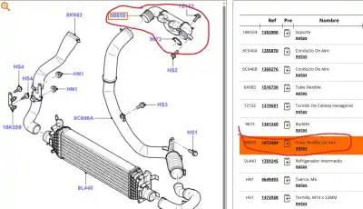 Автозапчастина б/у труба для ford fiesta v (jh_, jd_) 1.6 tdci посилання на oem iam 9653778180  1473404