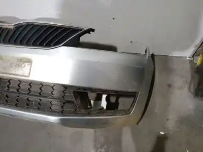 Second-hand car spare part front bumper for skoda rapid spaceback (nh1) 1.4 tdi oem iam references 5ja807221b  5ja807221b