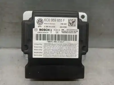 Second-hand car spare part airbag control unit for skoda rapid spaceback (nh1) 1.4 tdi oem iam references 6c0959655f