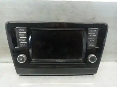 Second-hand car spare part multifunction display for skoda rapid spaceback (nh1) 1.4 tdi oem iam references 5ja919604b