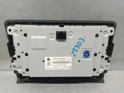 Second-hand car spare part multifunction display for skoda rapid spaceback (nh1) 1.4 tdi oem iam references 5ja919604b  5ja919604b