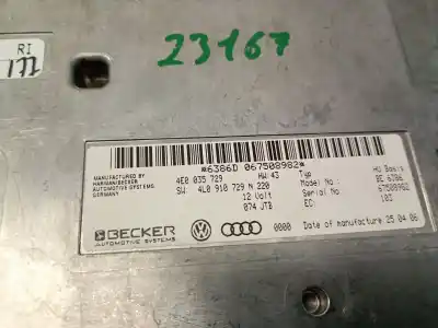 Peça sobressalente para automóvel em segunda mão módulo eletrônico por audi q7 (4lb) 3.0 tdi quattro referências oem iam 4e0035729  4e0035729