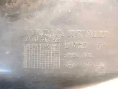 Pièce détachée automobile d'occasion passage de roue avant droit pour dacia logan (ls_) 1.6 (lsob lsod lsof lsoh) références oem iam 8200595796  6001549271