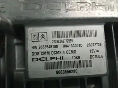 Second-hand car spare part ecu engine control for peugeot 407 sw (6e_, 6d_) 2.0 hdi 135 oem iam references 9663556280 9663548180 28072728