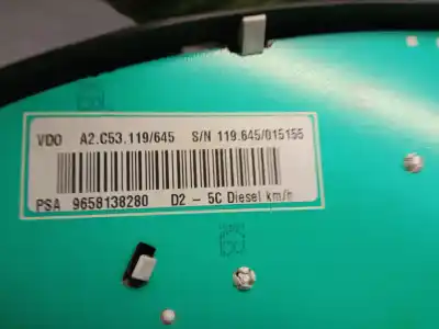 Second-hand car spare part dashboard for peugeot 407 sw (6e_, 6d_) 2.0 hdi 135 oem iam references 9658138280  6106v4