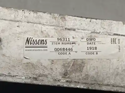 Автозапчастина б/у інтеркулер для opel corsa e (x15) 1.3 cdti (08, 68) посилання на oem iam 0068446  1302311